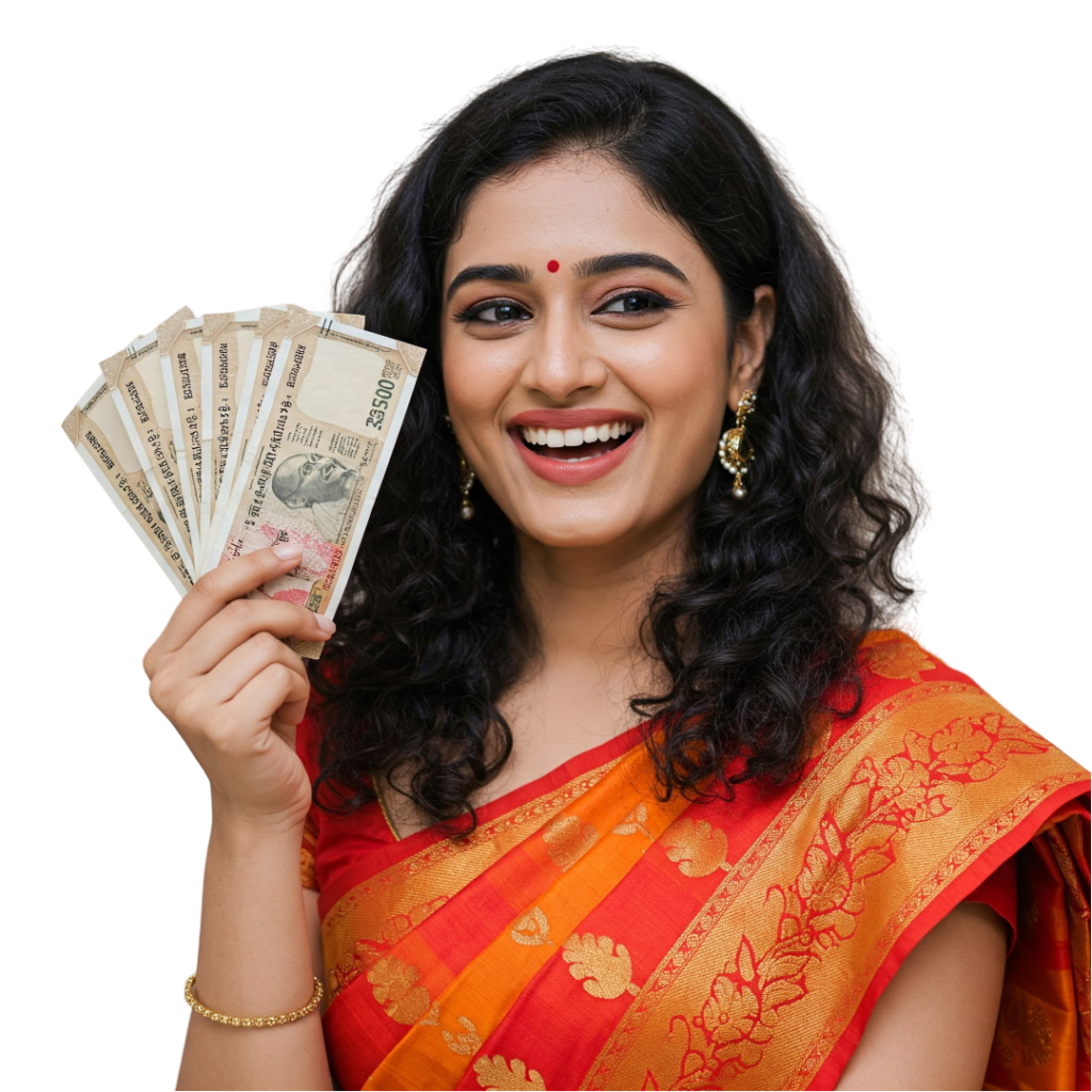 women with cash
